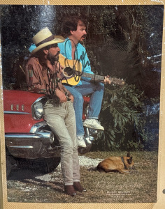 Signed American Pop&County Music Duo &ldquo;The Bellamy Brothers&rdquo; Photo Includes George Straight Ticket And Photo