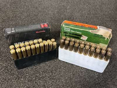 Box Of Remington 30-06 Springfield and (15) Rounds Of Hornady Precision Hunter 30-06 SPRG 178 Gr. With (5) Brass Casings