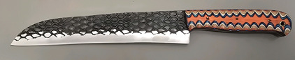 Hand Made Carbon Steel Chefs Knife Full Tang- Brand New Beautiful Design