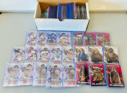 Collectible Topps Stars Of MLB Cards, Topps Football Cards, And Star Wars Memorabilia Trading Cards