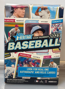 Topps Heritage High Number 2023 Baseball Memorabilia Cards