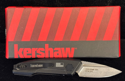 Black Kershaw Knife &ldquo;We Believe It To Be Reproduction, Please Inspect In Person"