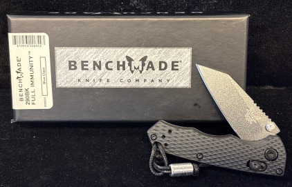 Black Benchmade 290BK-3 Full Immunity Knife &ldquo;We Believe It To Be Reproduction, Please Inspect In Person"