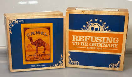 Vintage &ldquo;Refusing To Be Ordinary&rdquo; Since 1913 Camel Turkish Domestic Blend Cigarettes Collectable