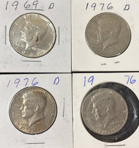 1969-1976 Kennedy Liberty Half Dollars