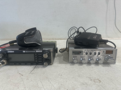 (1) Uniden Beancat 980SSB CB Radio and (1) Cobra 25LTD Classic CB Radio