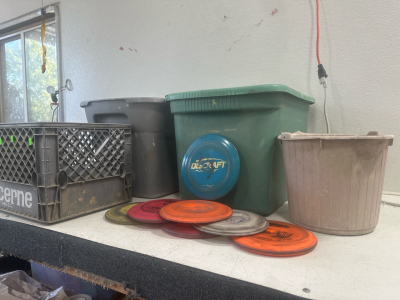 (3) Crate and Disc Golf Lot