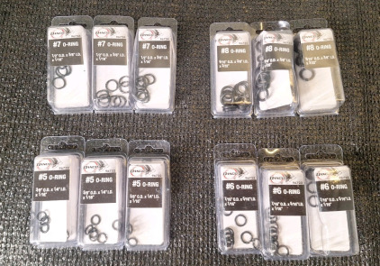 (12) Assorted Packs Of Danco O-Rings