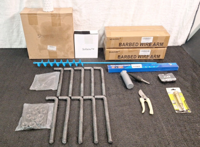 (10) Anchor Bolts W/ Nuts & Washers, 5/8" x 11"L, (1) Offset Extension Wrench & More