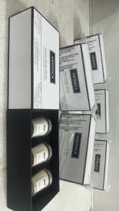 Amazon box with (19) Aronica Candle Gift Sets