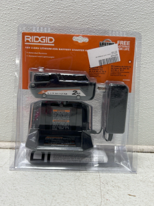 Rigid 18v lithium battery starter kit