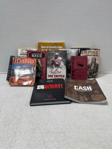 Lot of Books, So What by Metallica, Cash an American Man by Bill Miller