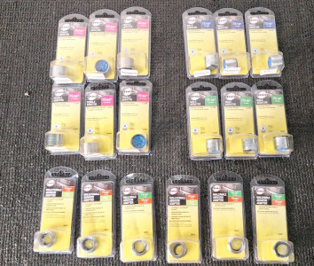 (12) Assorted Danco Faucet Aerators & (6) Danco Male/Female Areator Adapters