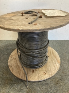 Partial Spool of 8awg Wire Lake Cable