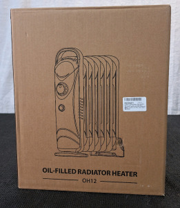 (1) LifePlus 700W Radiant Oil Filled Heater
