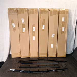 (6) 4-Piece Side Window Rain Deflector Sets For 2022-2023 Hyundai Tuscon