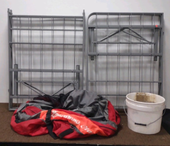 (1) Browning&reg; Classic Fishing Tube, (1) 3gl. (White) Bucket, & (1) 79"x 58&frac12;"x 14" Queen Size Foldable Bed Frame