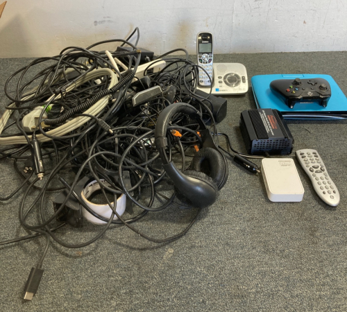 Portable DVD Player, Cords, And More