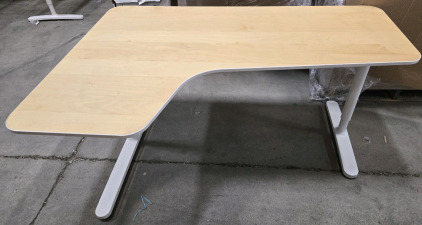 IKEA Bekant L-Shaped Office Table - 63"L x 43"D x 28&frac12;"H / +$120 Value!