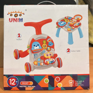 UNIH 2 in 1 Toddler Walker & Active