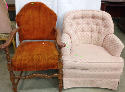 Vintage Chairs Pink, Orange