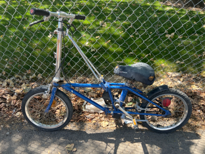 Blue Dahon bike