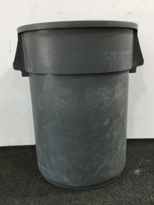 Big Grey Trash Can