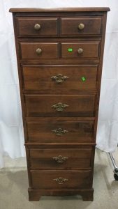 Sterling Furniture Wood Skinny Dresser Dark Stain