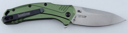 (1) Green Kershaw Pocket Knife