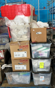 Very Large Assortment of Green Ceramics & Crafts Materials
