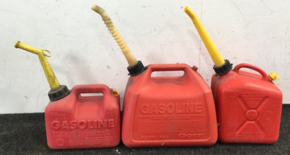 (3) Gas Cans