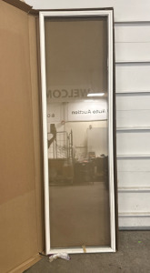 (1) White Framed Tall Window 82&rdquo; x 24&rdquo;