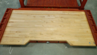 Large Wooden Work Bench/ Reloading Bench and with Drawers and Cubbies - 6