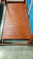 Large Wooden Work Bench/ Reloading Bench and with Drawers and Cubbies - 10