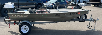11&rsquo; Lowe L1236 Boat With Single Axle Trailer