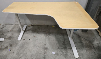 IKEA Bekant L-Shaped Office Table - 63"L x 43"D x 28&frac12;"H / +$120 Value!