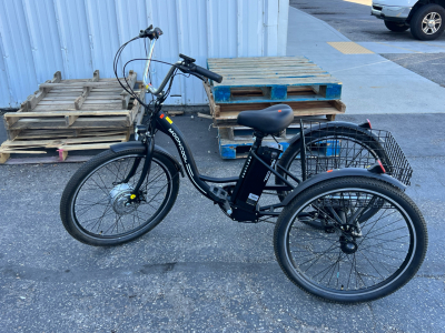 Mooncool black eletric bike 26&rdquo;