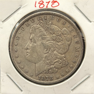 1878 Morgan Silver Dollar, Philadelphia Mint, First Year Issue
