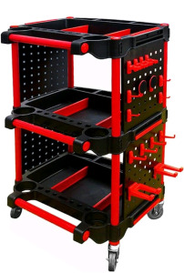 Car Detailing Cart Tool Organizer with 4 Pieces Side Hanging Plate & Hooks,for Mechanics & Detailers During Repairs Car Wash/Wax Detailing Cart-Updated, (2) DELIUM Scramblr E-Bike Tire - Premium High Performance Fat Tire for E-Bike MTB, Street and Trail R