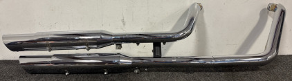 Harley Davidson Vance & Hines Monster Rounds Header Exhaust Mufflers