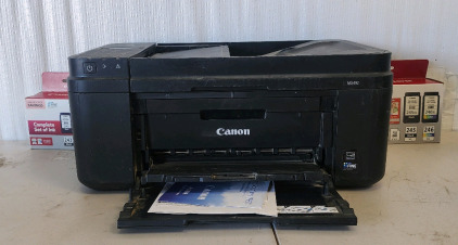 Canon PIXMA MX492 Wireless All-In-One Printer And Canon Ink Cartridges!