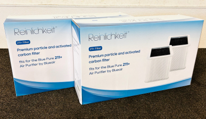 (4) Reinlichkeit Blue Pure 211+ Premium Particle and Activated Carbon Replacement Filters