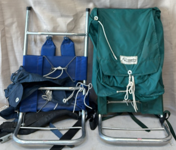 (2) Vintage Hi-Country External Frame Hiking Backpacks