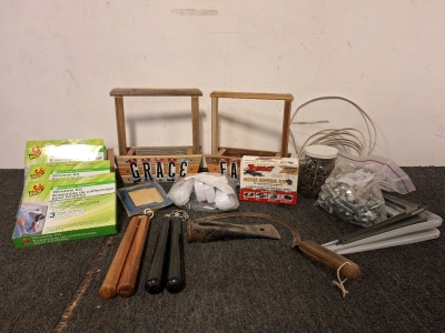 (3) Duck Window Kits, (4) Power Meters, Tomcat Mouse Control Kit, Bolts, Nails, (2) Nunchucks & More