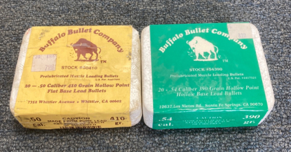 (2) Buffalo Bullet Company Reloading Supplies