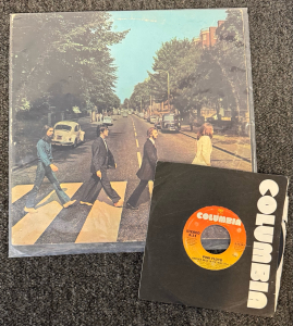 Beatles- Abbey Road Vinyl Record Released In 1969 And Pink Floyd 1979
