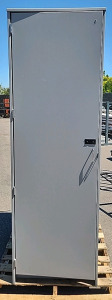 Gray Cabinet 7' Tall, 3'4" Long, 2'3" Wide