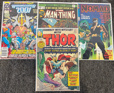Marvel & DC Comics - Armageddon, The Man-Thing, Nomad, The Mighty Thor!!