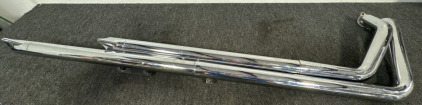 Harley Davidson USA Upsweep Fishtail Exhaust Drag Pipes Harley Softail Bobber Chopper Custom FX.
