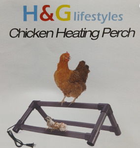 H&G Lifestyles Heated Chicken Perch. 10x22&rdquo;